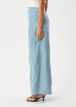 Sets & Co-Ords|Skirts<Afends Grace  - Cupro Maxi Skirt Ether Blue