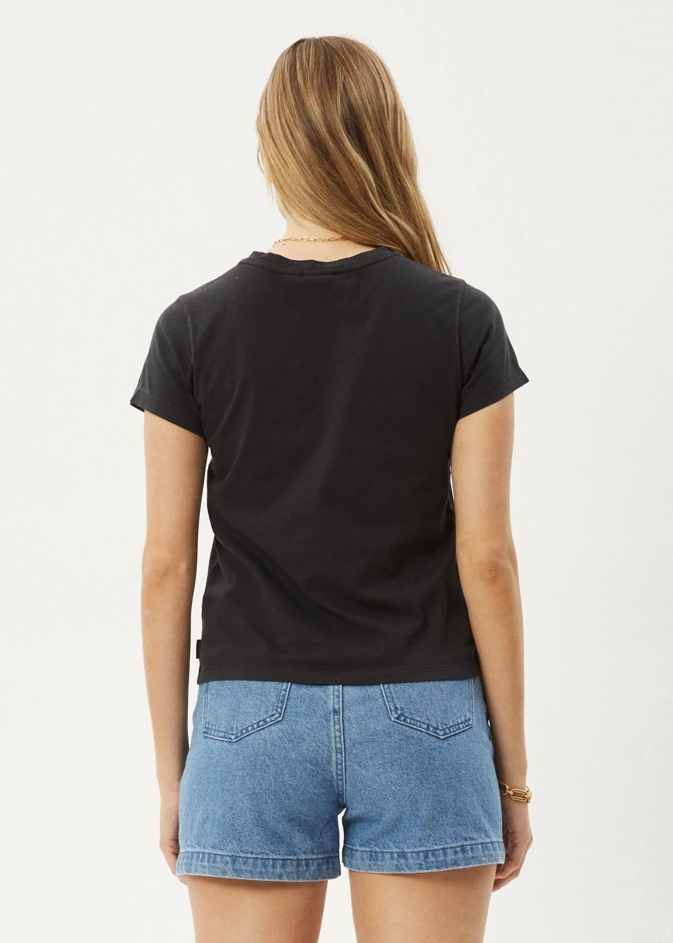Tees & Shirts<Afends Greetings - Regular Tee Stone Black