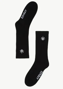 Accessories|Accessories<Afends Happy  - Socks One Pack Black