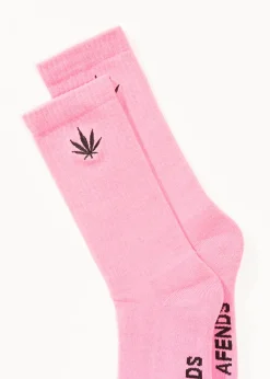 Accessories|Accessories<Afends Happy  - Socks One Pack Pink