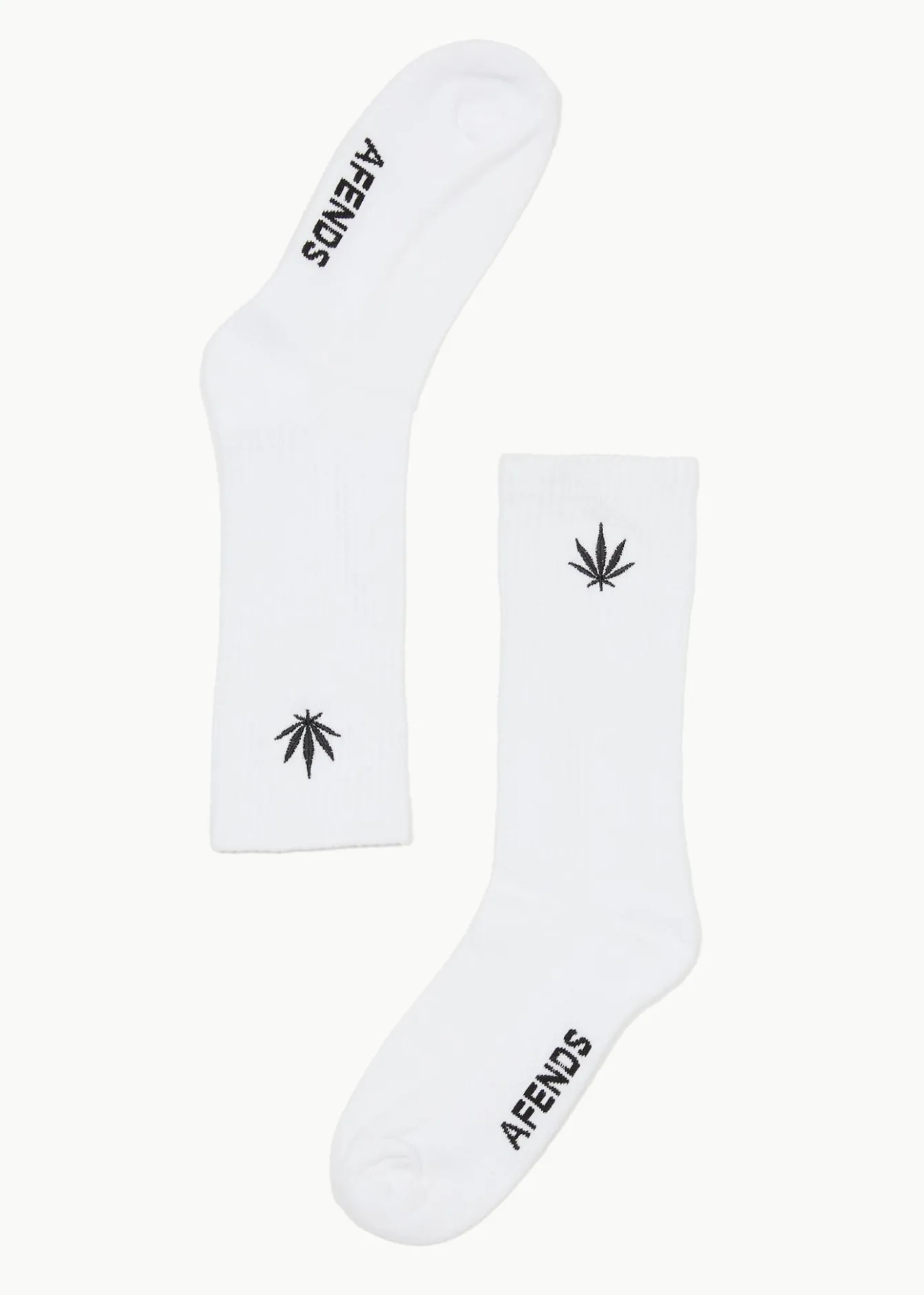 Accessories|Accessories<Afends Happy - Socks One Pack White