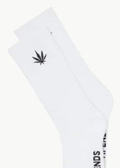Accessories|Accessories<Afends Happy - Socks One Pack White