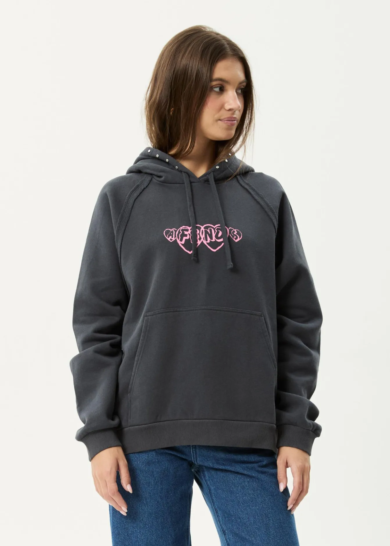 Outerwear<Afends Hardware - Hoodie Charcoal