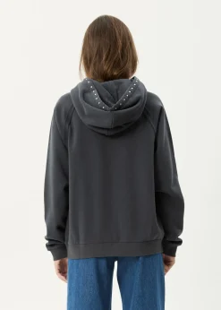 Outerwear<Afends Hardware - Hoodie Charcoal