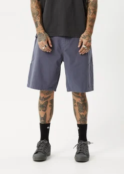 Shorts<Afends Harper  - Canvas Workwear Short 20" Marlin