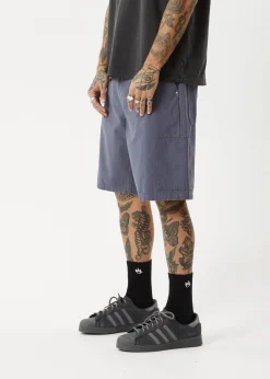 Shorts<Afends Harper  - Canvas Workwear Short 20" Marlin