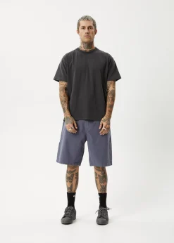 Shorts<Afends Harper  - Canvas Workwear Short 20" Marlin