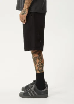 Shorts<Afends Harper  - Workwear Short 22" Black