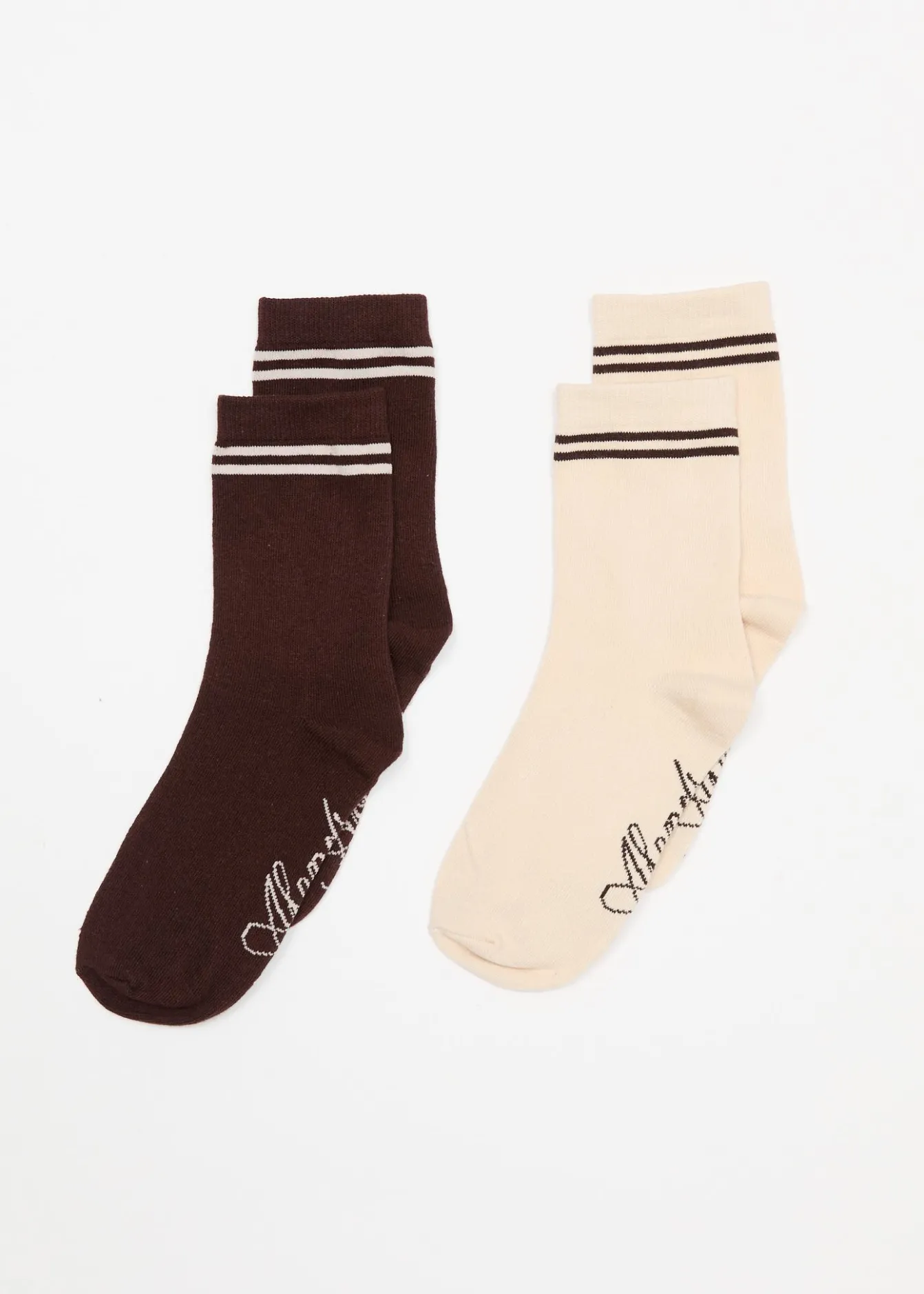 Accessories|Accessories<Afends Hartley - Socks Two Pack Coffee