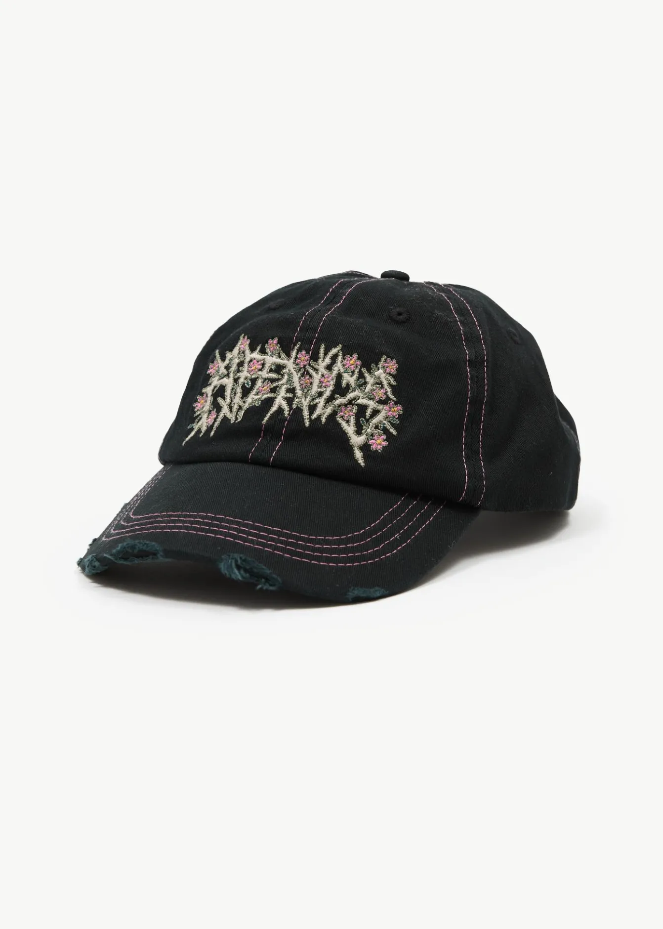 Accessories|Accessories<Afends Heavy Petal - Five Panel Cap Black