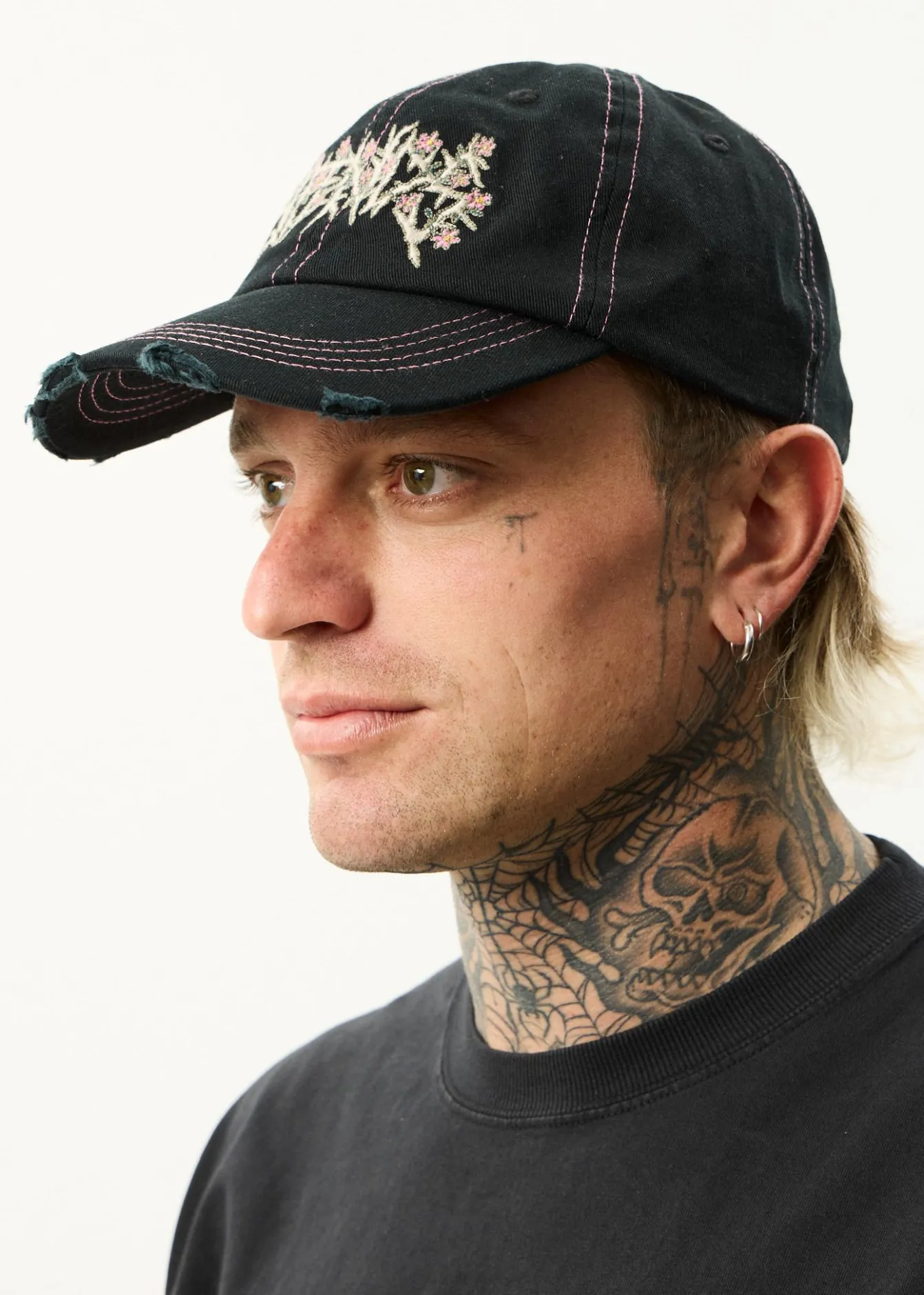Accessories|Accessories<Afends Heavy Petal - Five Panel Cap Black