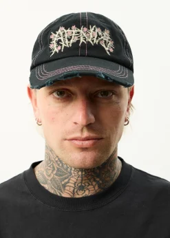 Accessories|Accessories<Afends Heavy Petal - Five Panel Cap Black
