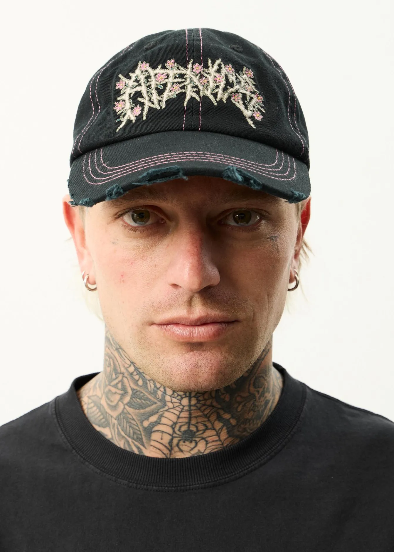 Accessories|Accessories<Afends Heavy Petal - Five Panel Cap Black