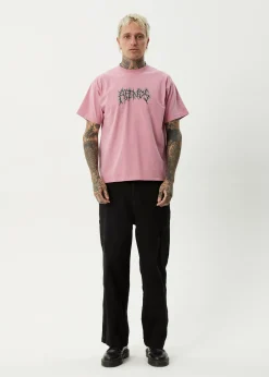 T-Shirts|Tees & Shirts<Afends Heavy Petal - Heavyweight Boxy Tee Washed Marrakesh