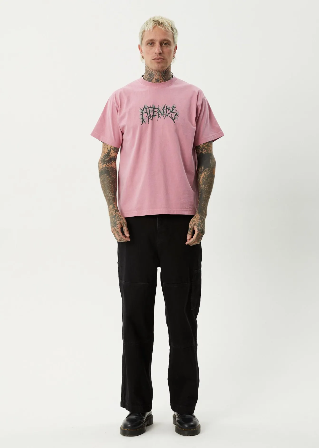 T-Shirts|Tees & Shirts<Afends Heavy Petal - Heavyweight Boxy Tee Washed Marrakesh