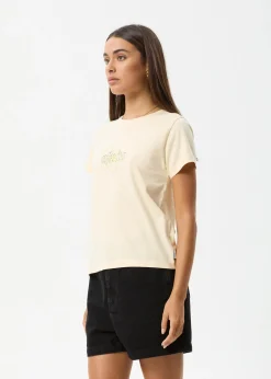 Tees & Shirts<Afends Heidi  - Regular Tee Sand