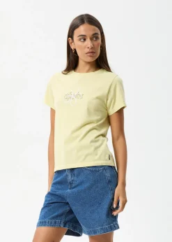 Tees & Shirts<Afends Heidi  - Regular Tee Lemongrass