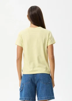 Tees & Shirts<Afends Heidi - Regular Tee Lemongrass