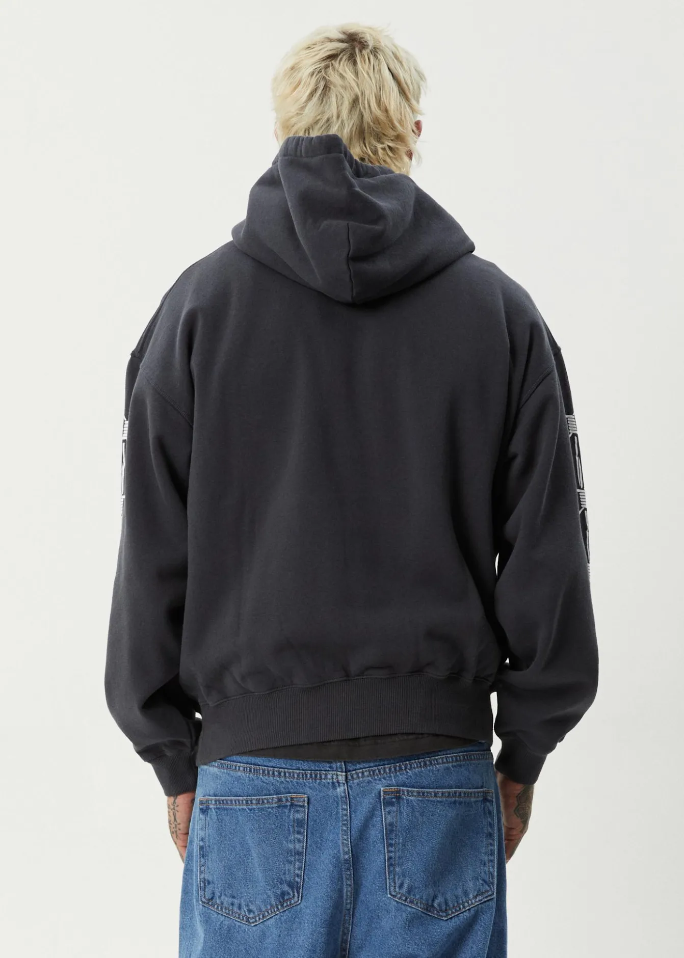 Sweaters & Hoodies|Outerwear<Afends Hidden - Boxy Hoodie Charcoal