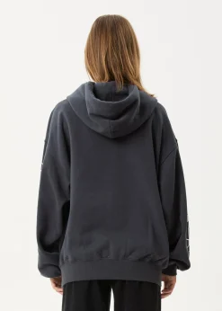 Sweaters & Hoodies|Outerwear<Afends Hidden - Boxy Hoodie Charcoal
