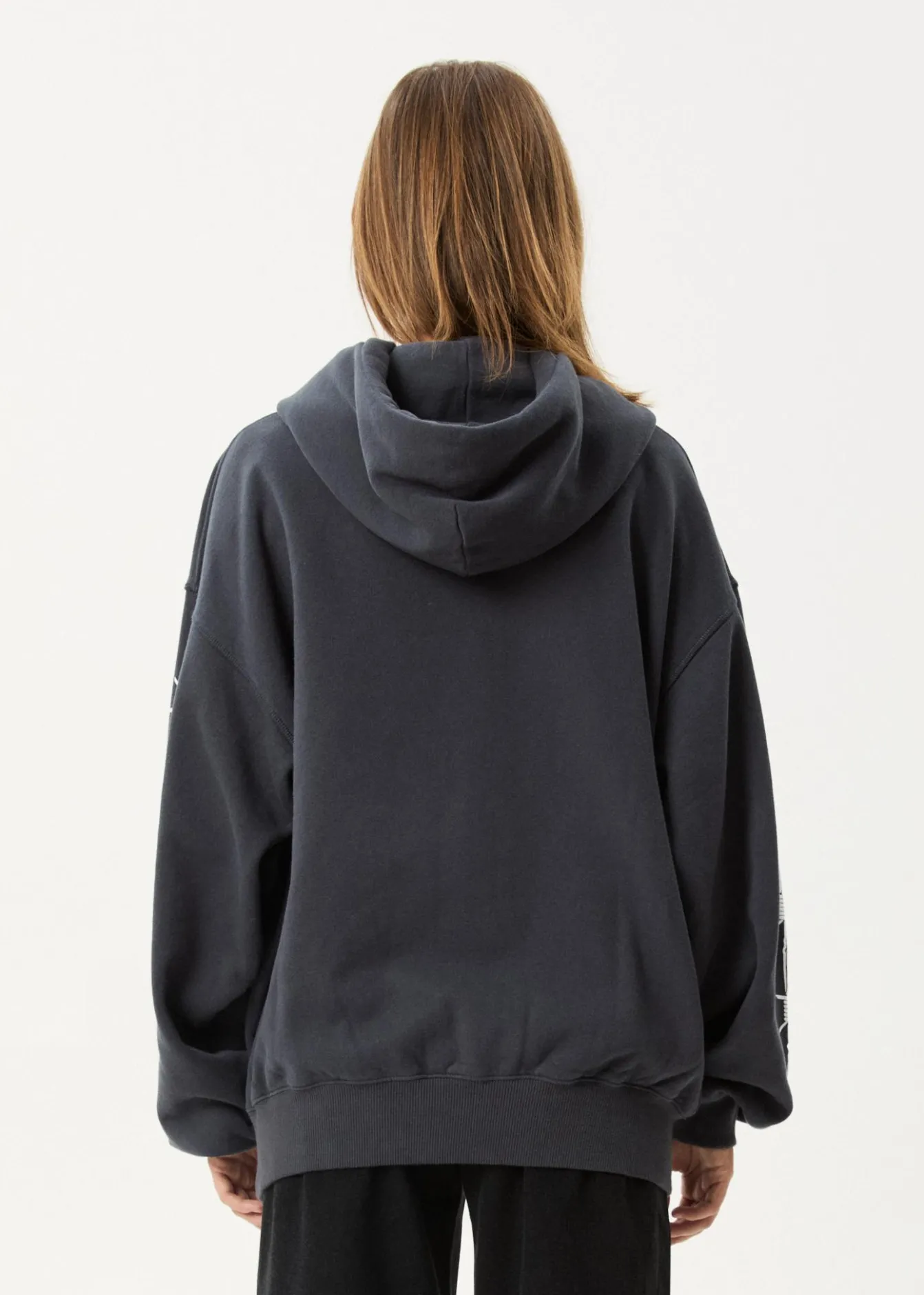 Sweaters & Hoodies|Outerwear<Afends Hidden - Boxy Hoodie Charcoal