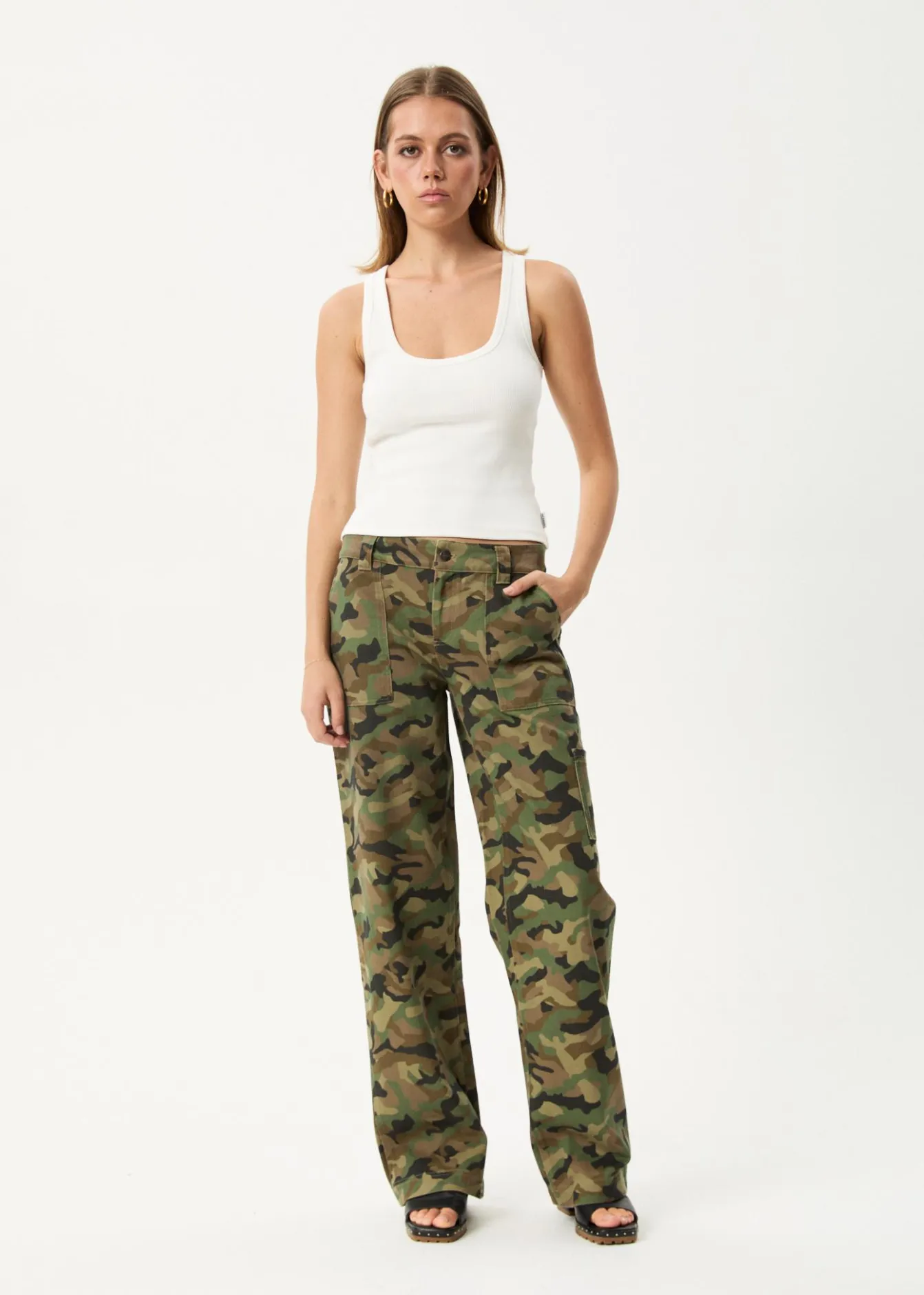 Pants|Sets & Co-Ords<Afends Lexi - Low Rise Workwear Pant Hidden