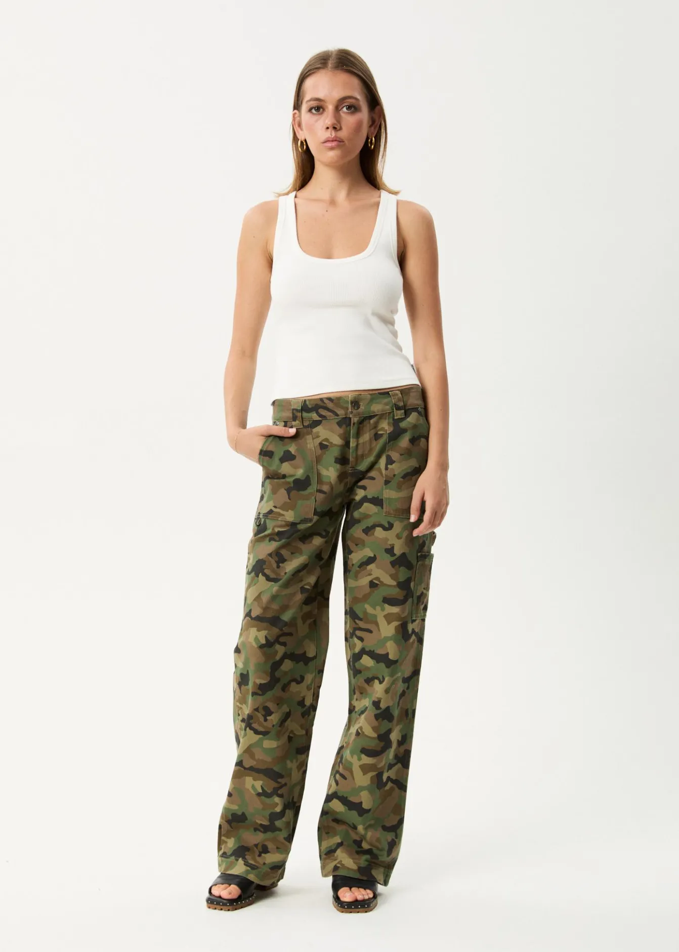 Pants|Sets & Co-Ords<Afends Lexi - Low Rise Workwear Pant Hidden
