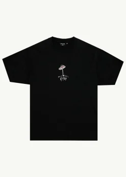 T-Shirts<Afends High Priority - Boxy Tee Black