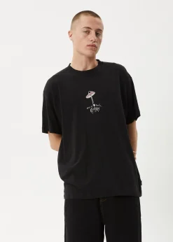 T-Shirts<Afends High Priority  - Boxy Tee Black