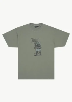 T-Shirts<Afends Hitching  - Boxy Tee Washed Sycamore