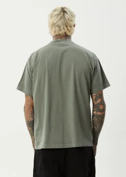 T-Shirts<Afends Hitching  - Boxy Tee Washed Sycamore