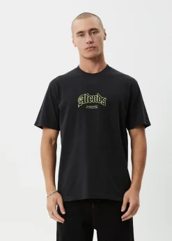T-Shirts<Afends Home  - Retro Tee Stone Black
