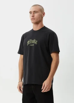 T-Shirts<Afends Home  - Retro Tee Stone Black