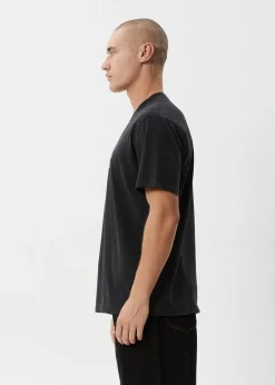 T-Shirts<Afends Home  - Retro Tee Stone Black