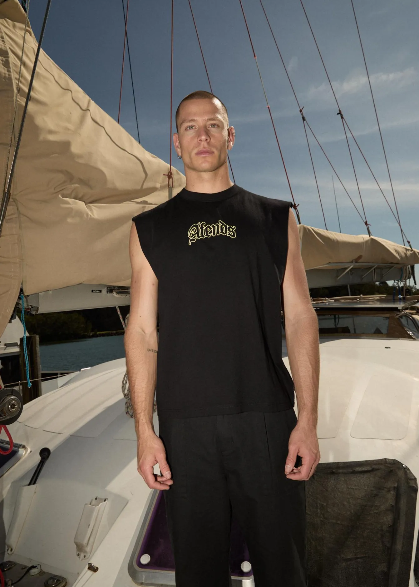 Sleeveless<Afends Home - Sleeveless Tee Black