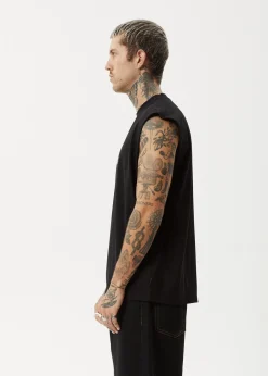 Sleeveless<Afends Home - Sleeveless Tee Black