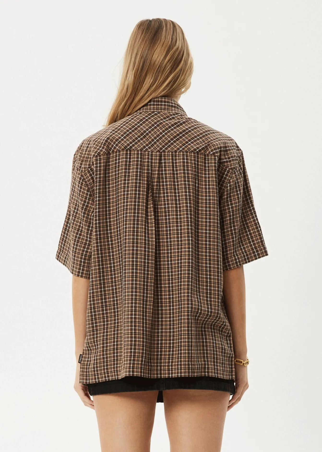 Shirts|Tees & Shirts<Afends Hometown - Short Sleeve Shirt Coffee
