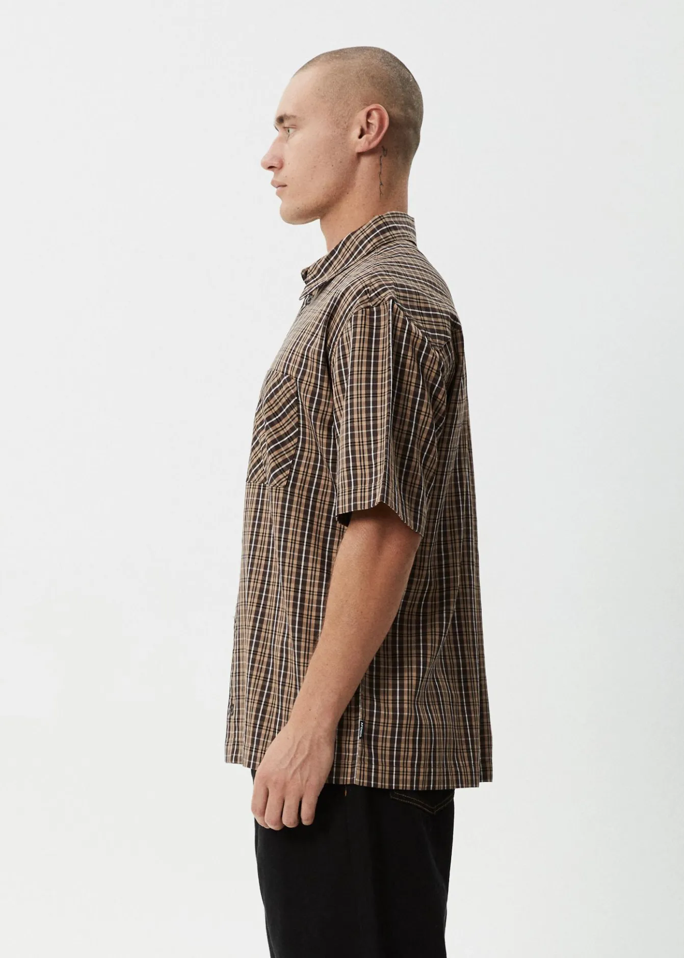 Shirts|Tees & Shirts<Afends Hometown - Short Sleeve Shirt Coffee