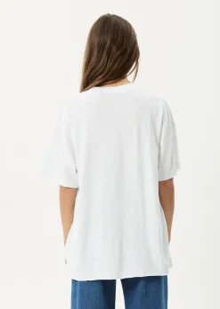 Tees & Shirts<Afends Horsegirl  - Oversized Tee White