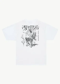 T-Shirts<Afends Horsey  - Boxy Tee White