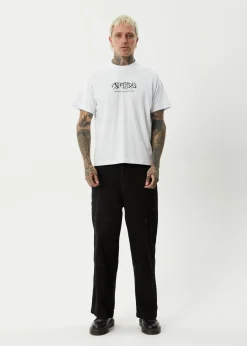 T-Shirts<Afends Horsey  - Boxy Tee White