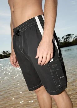Boardshorts<Afends House Related  - Cargo Swim Short 20" Black
