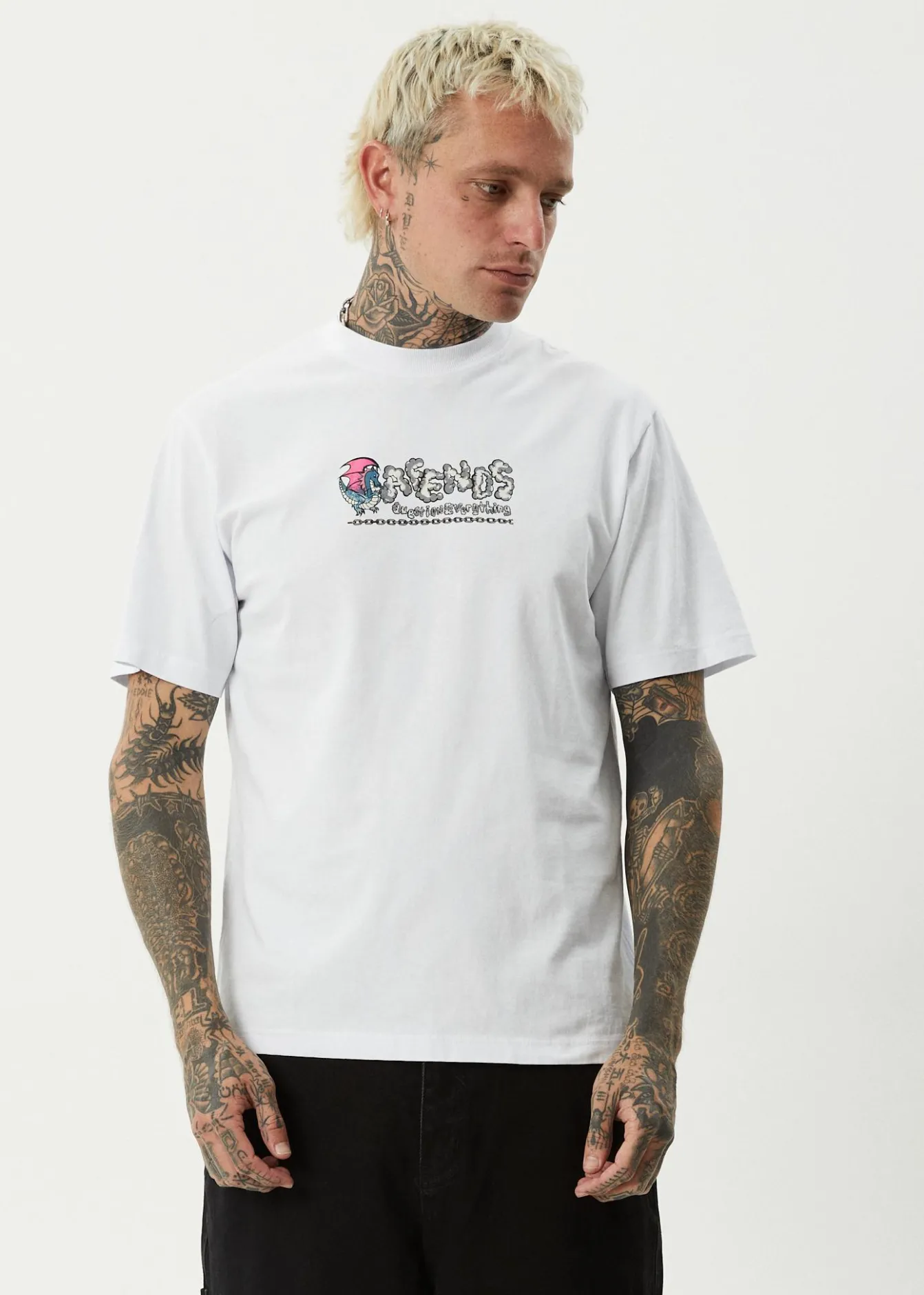 T-Shirts<Afends Huffenpuff - Retro Tee White