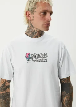 T-Shirts<Afends Huffenpuff - Retro Tee White