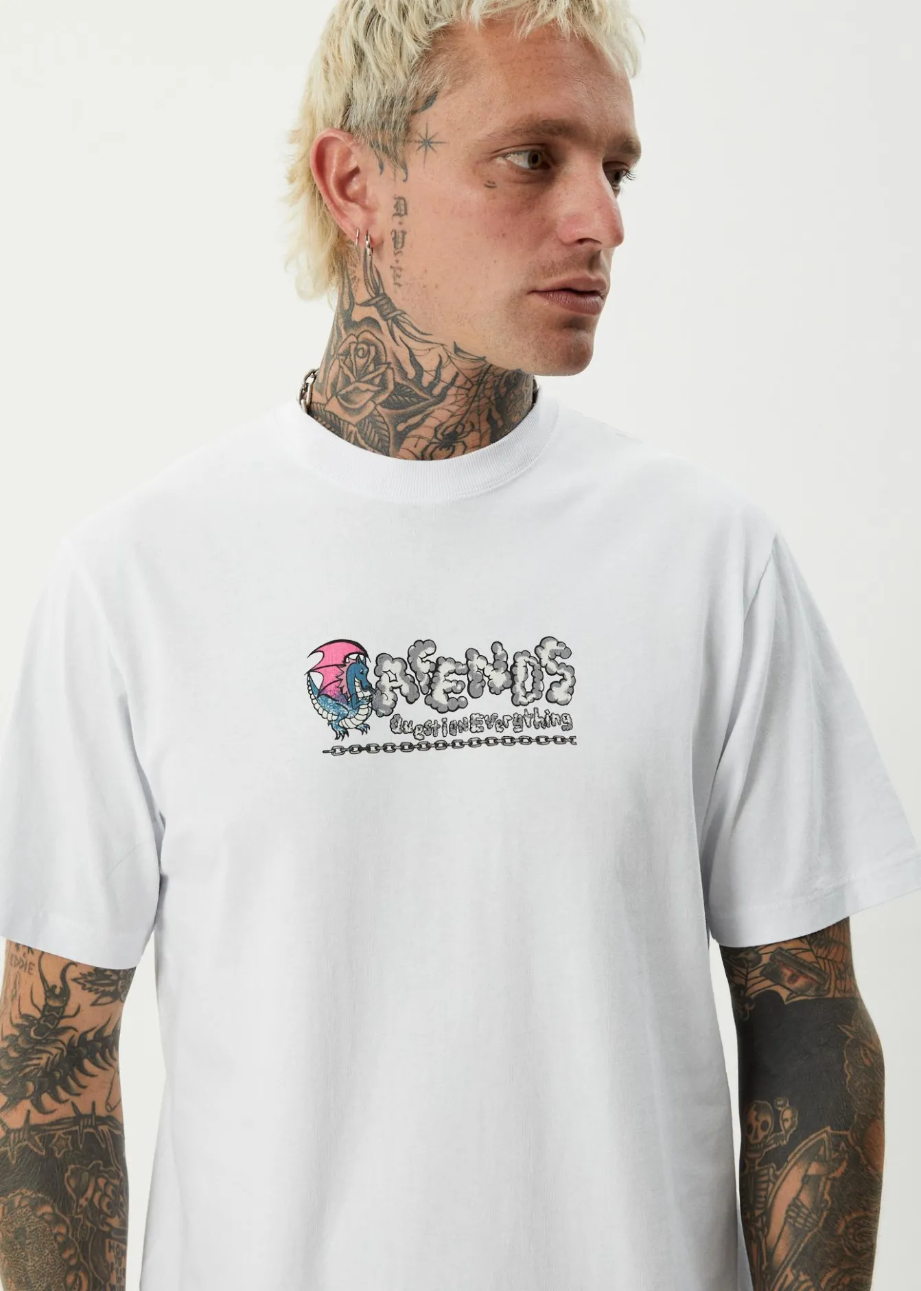 T-Shirts<Afends Huffenpuff - Retro Tee White