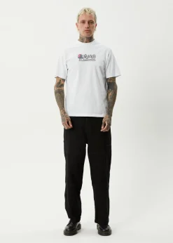 T-Shirts<Afends Huffenpuff - Retro Tee White