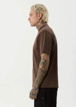 T-Shirts<Afends Ink  - Retro Tee Coffee