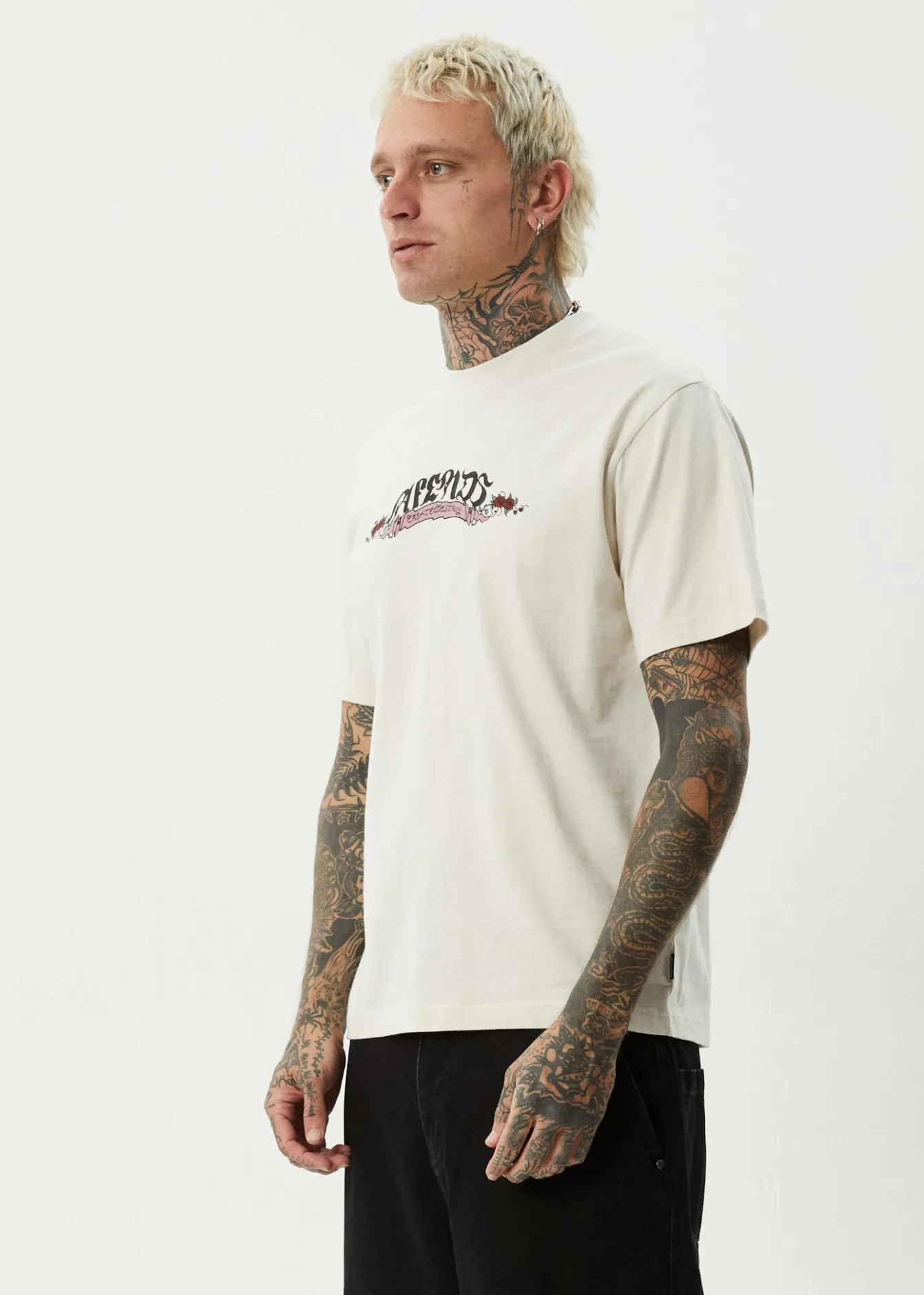 T-Shirts<Afends Ink - Retro Tee Moonbeam