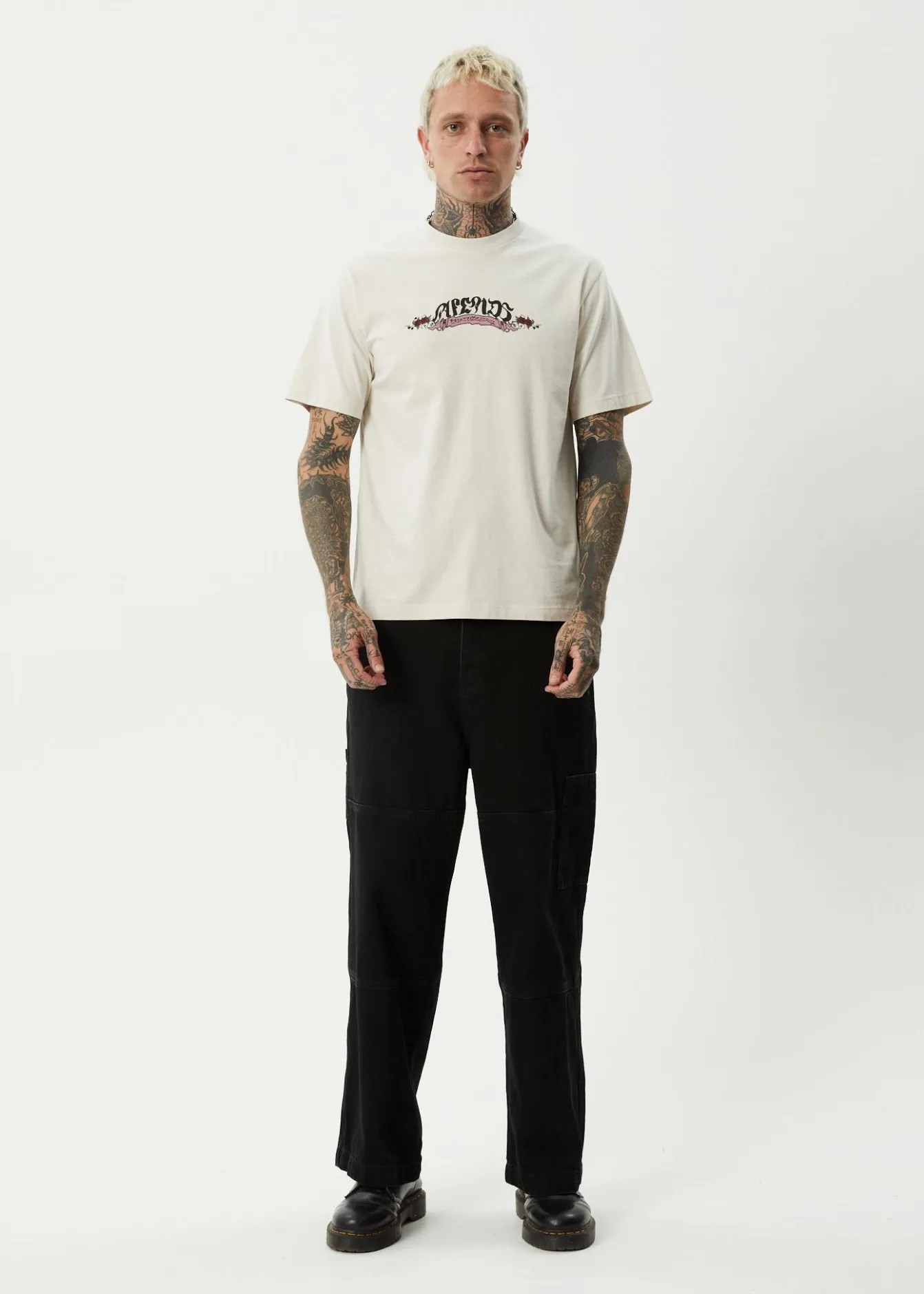 T-Shirts<Afends Ink - Retro Tee Moonbeam