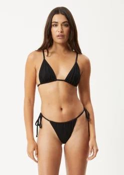 Swimwear<Afends Isla  - Bikini Top Black